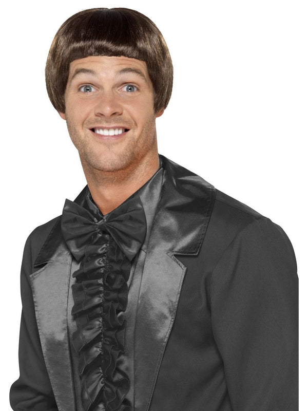 90s Bowl Cut Wig, Brown